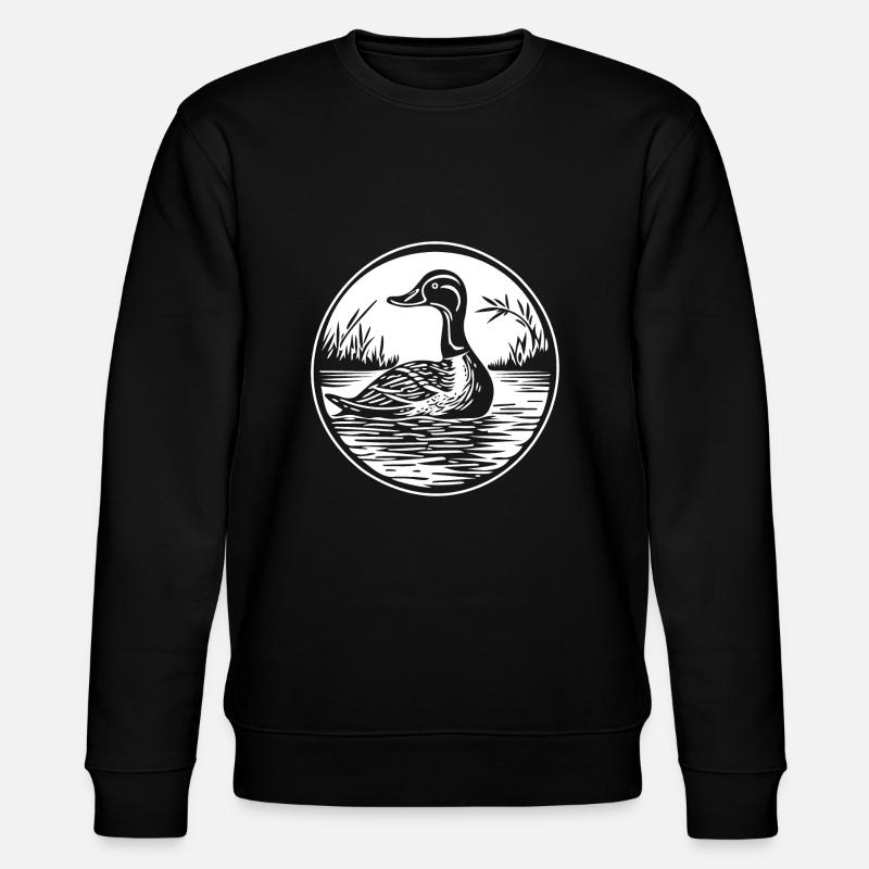 Canard Oiseaux Canards - Sweat bio CHANGER Stanley/Stella Unisexe - noir