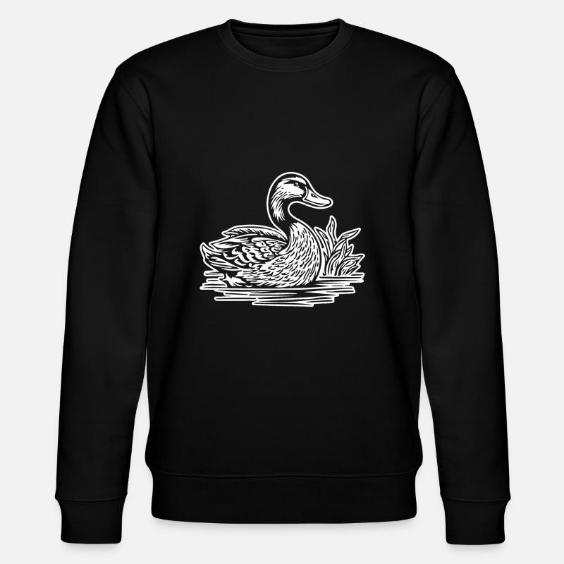 Canard Oiseaux Canards - Sweat bio CHANGER Stanley/Stella Unisexe - noir
