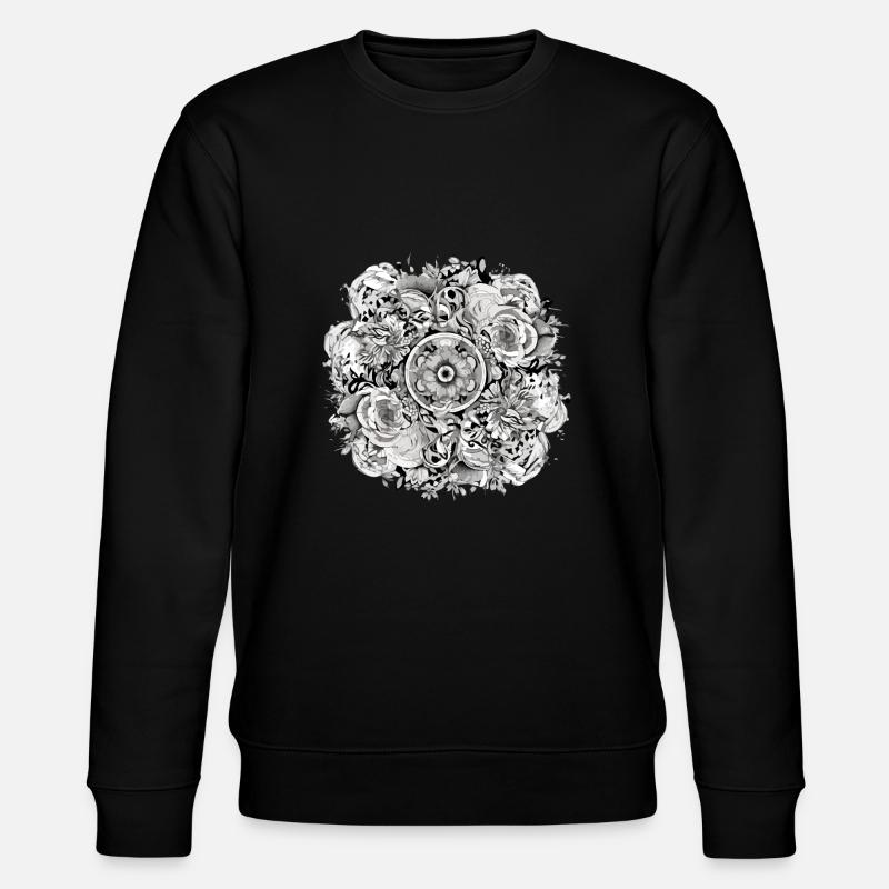 Mandala Zen n°2 - Sweat bio CHANGER Stanley/Stella Unisexe - noir