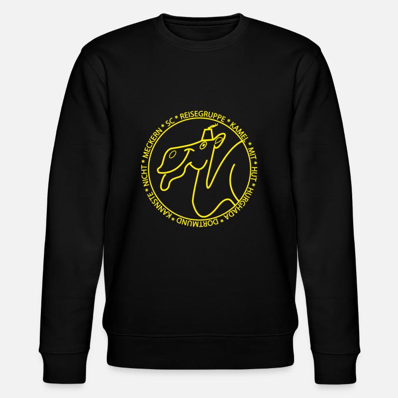 gelb - Stanley/Stella Unisex Bio-Sweatshirt CHANGER  - Schwarz