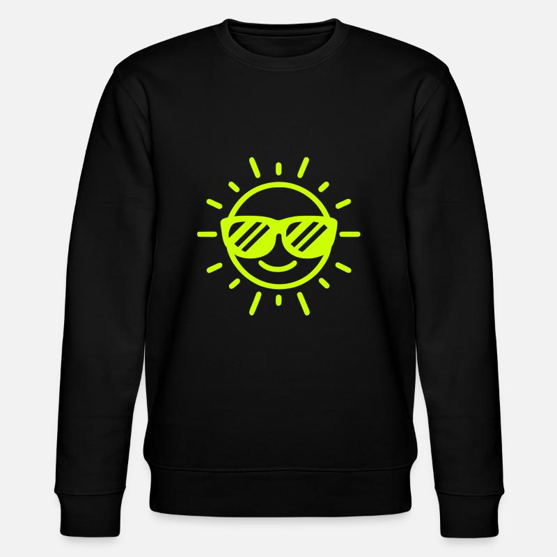 Sun Happy Face Yoga - Sweat bio CHANGER Stanley/Stella Unisexe - noir