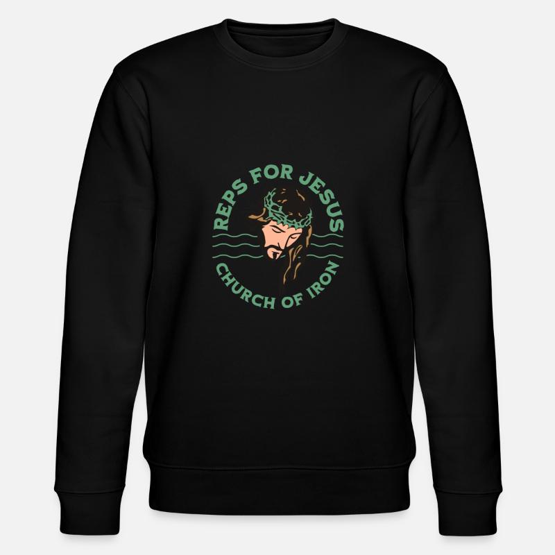Répétitions pour Jesus Funny Gym - Sweat bio CHANGER Stanley/Stella Unisexe - noir