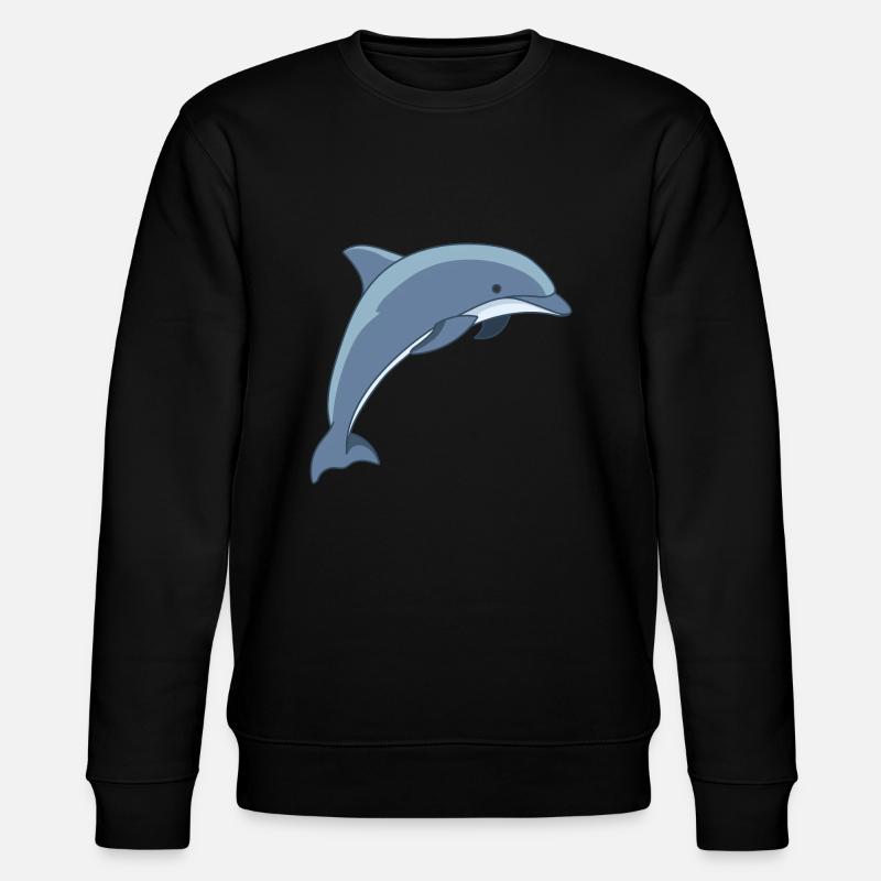 Meerestiere - Stanley/Stella Unisex Bio-Sweatshirt CHANGER  - Schwarz