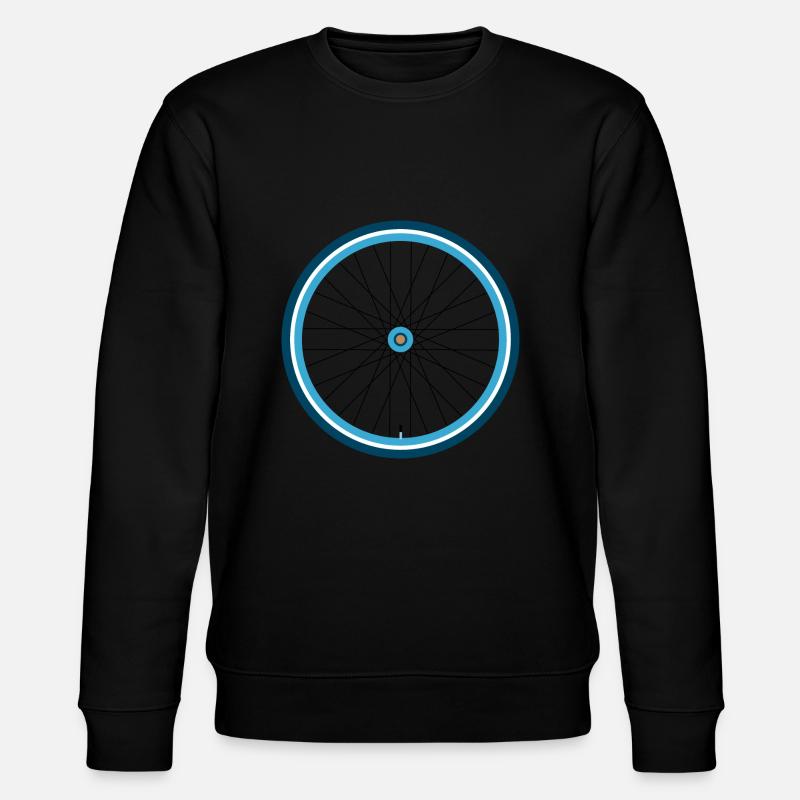 Fahrrad - Stanley/Stella Unisex Bio-Sweatshirt CHANGER  - Schwarz