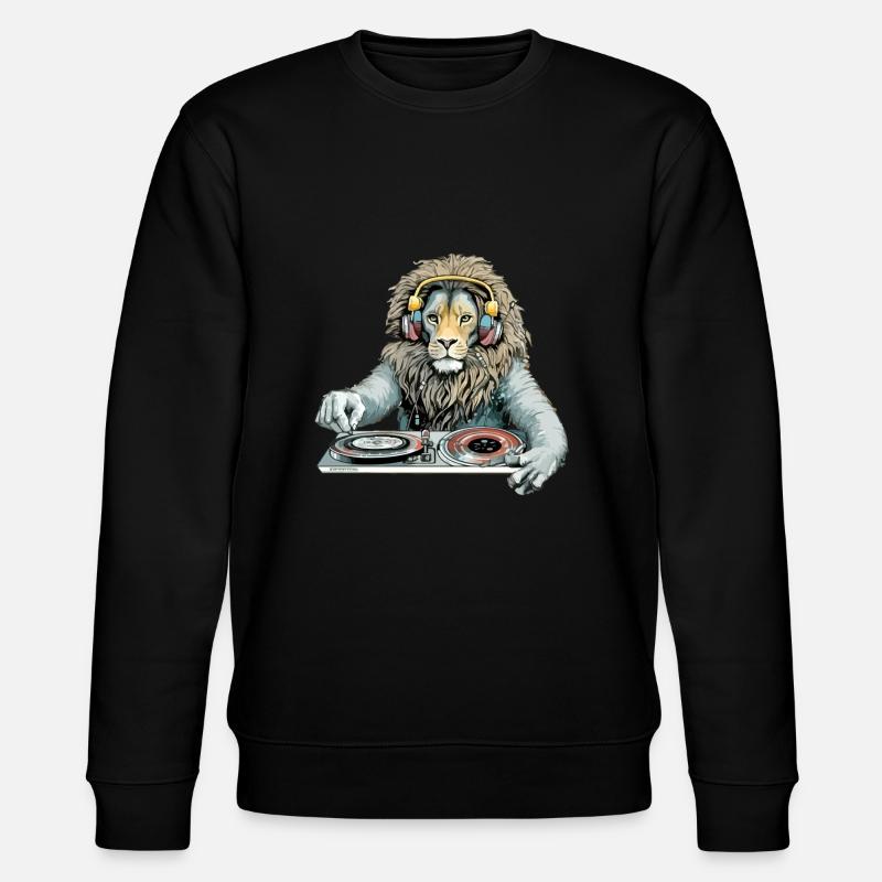 Diko le lion Deejay - Sweat bio CHANGER Stanley/Stella Unisexe - noir