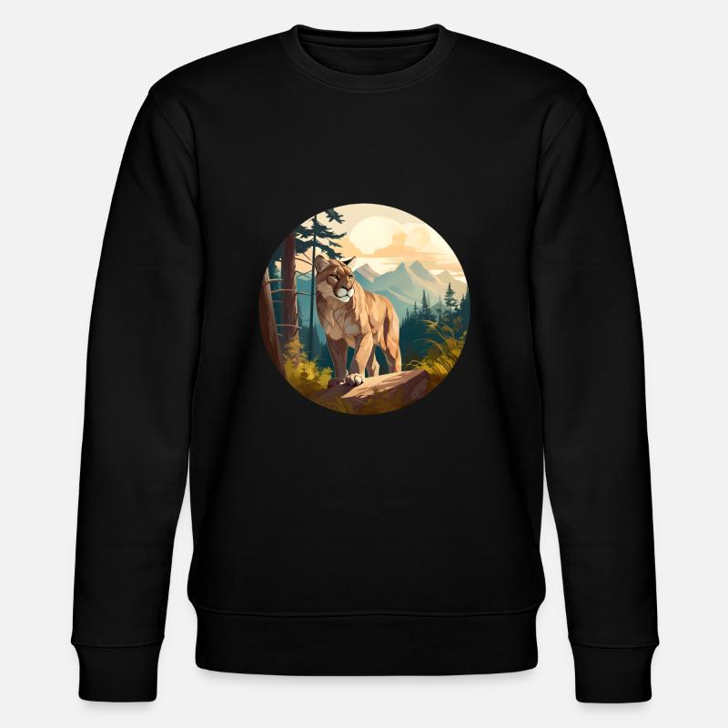 Kuguar - Stanley/Stella Unisex Bio-Sweatshirt CHANGER  - Schwarz