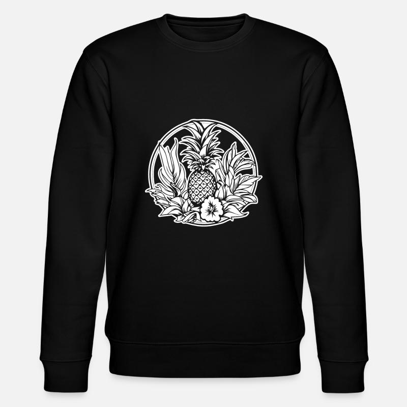 Ananas - Sweat bio CHANGER Stanley/Stella Unisexe - noir