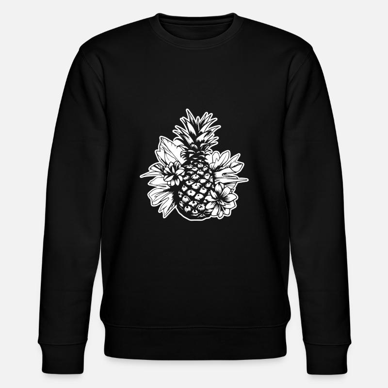 Ananas - Sweat bio CHANGER Stanley/Stella Unisexe - noir