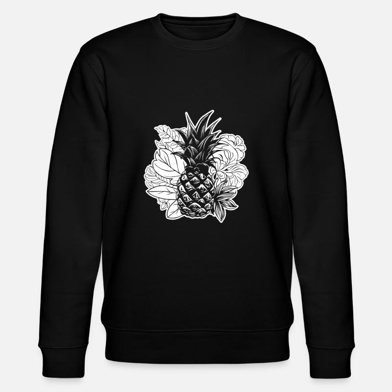 Ananas - Sweat bio CHANGER Stanley/Stella Unisexe - noir