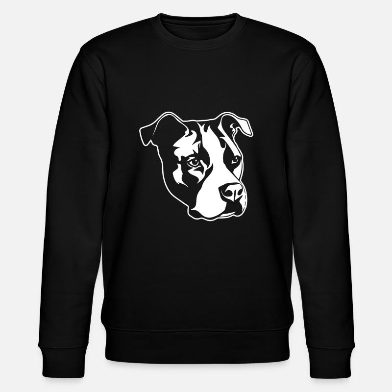 Pitbull - Stanley/Stella Unisex Bio-Sweatshirt CHANGER  - Schwarz