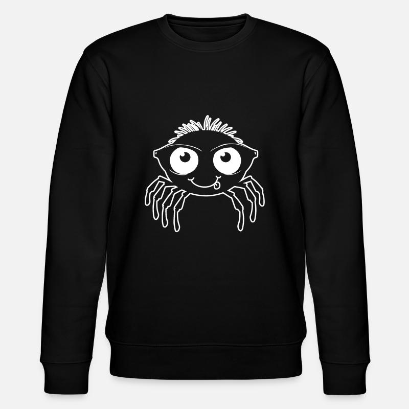 Spider spiders animals - Stanley/Stella CHANGER Unisex Organic Sweatshirt - black
