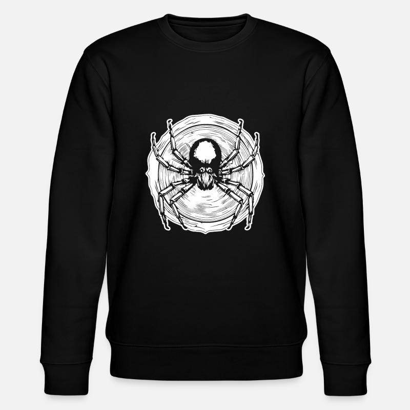 Spider spiders animals - Stanley/Stella CHANGER Unisex Organic Sweatshirt - black