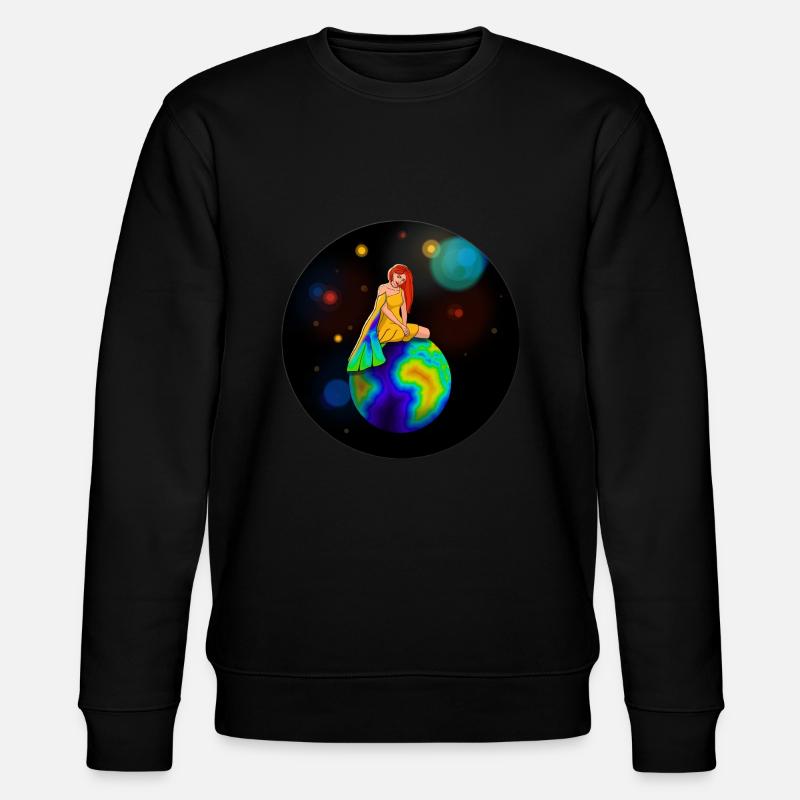 Fille de l’espace - Sweat bio CHANGER Stanley/Stella Unisexe - noir