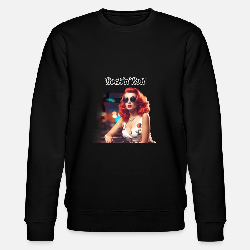 Pinup - Stanley/Stella Unisex Bio-Sweatshirt CHANGER  - Schwarz