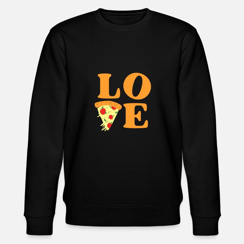 Love pizza - Sweat bio CHANGER Stanley/Stella Unisexe - noir