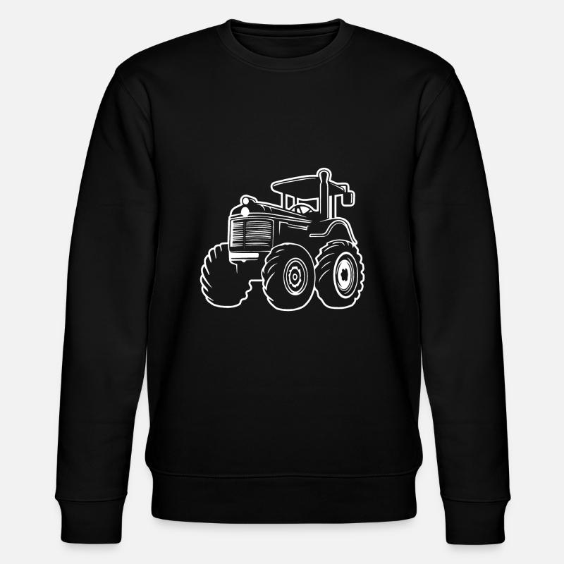Traktor - Stanley/Stella Unisex Bio-Sweatshirt CHANGER  - Schwarz