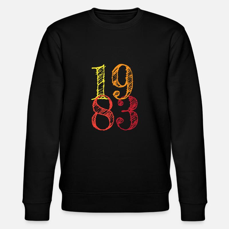 1983 40e anniversaire - Sweat bio CHANGER Stanley/Stella Unisexe - noir