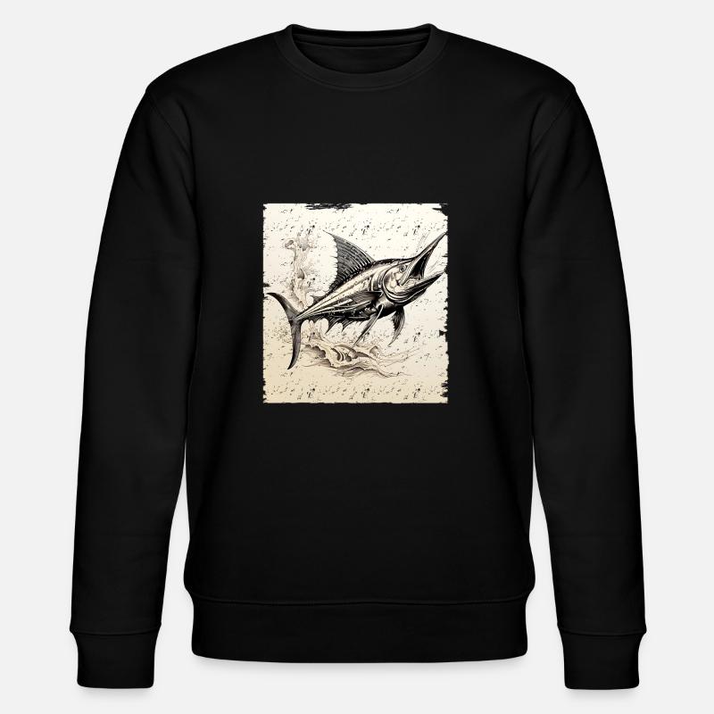 Style rétro Marlin - Sweat bio CHANGER Stanley/Stella Unisexe - noir