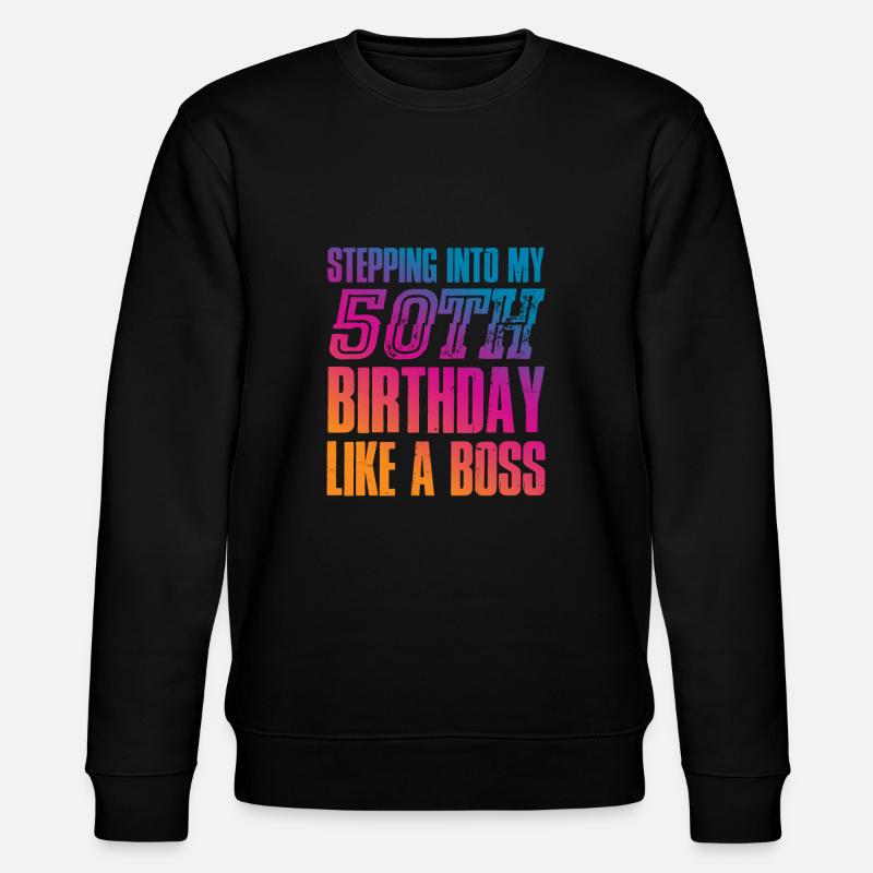 50e anniversaire 1973 - Sweat bio CHANGER Stanley/Stella Unisexe - noir