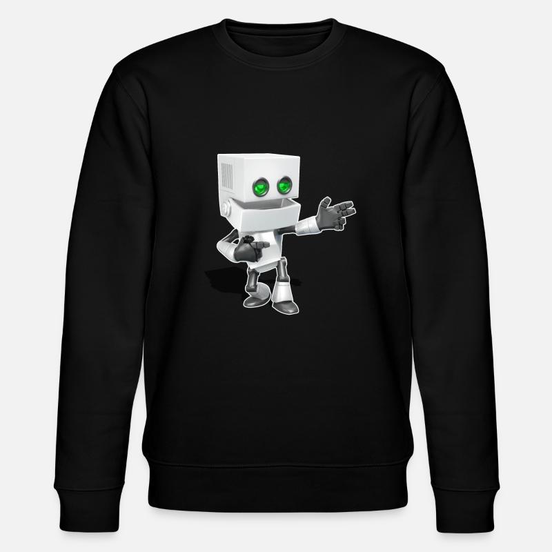 Chibi Robot - Sweat bio CHANGER Stanley/Stella Unisexe - noir