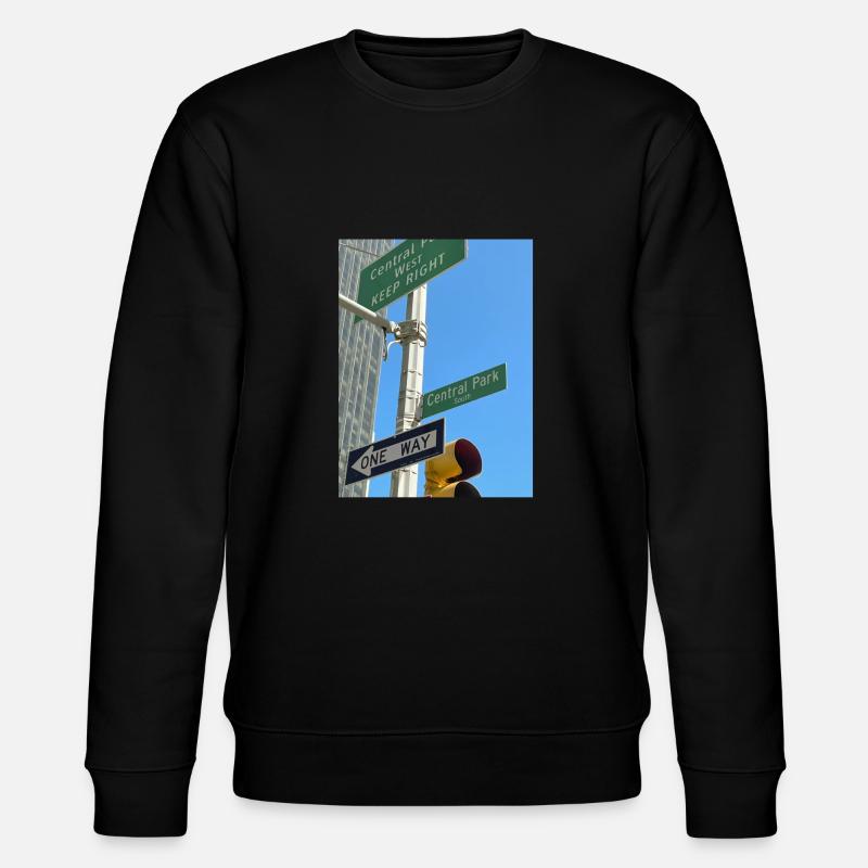 Großstadtleben - Stanley/Stella Unisex Bio-Sweatshirt CHANGER  - Schwarz