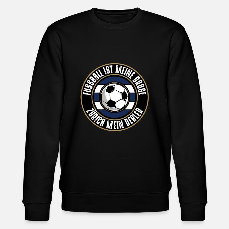Züri - Stanley/Stella Unisex Bio-Sweatshirt CHANGER  - Schwarz