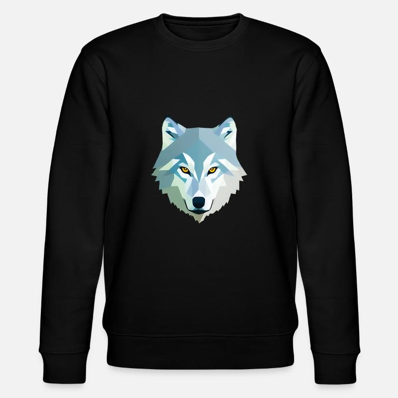 Wolf - Stanley/Stella CHANGER Unisex Organic Sweatshirt - black