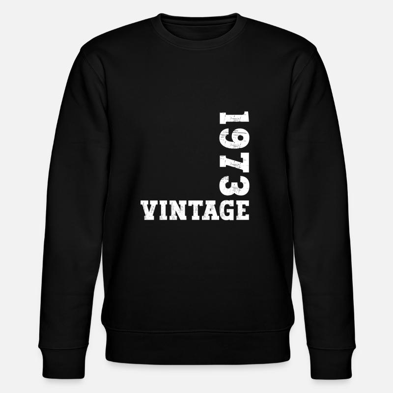 Millésime 1973 - Sweat bio CHANGER Stanley/Stella Unisexe - noir