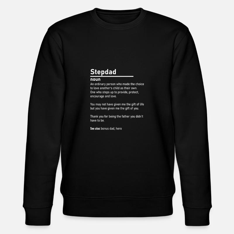 Stiefvater Definition - Stanley/Stella Unisex Bio-Sweatshirt CHANGER - Schwarz