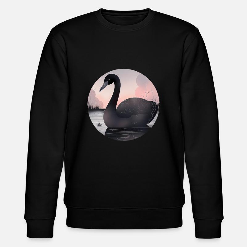 Cygne noir - Sweat bio CHANGER Stanley/Stella Unisexe - noir