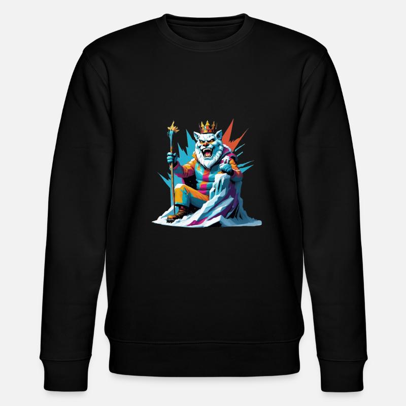 Snow King - Stanley/Stella Unisex Bio-Sweatshirt CHANGER  - Schwarz