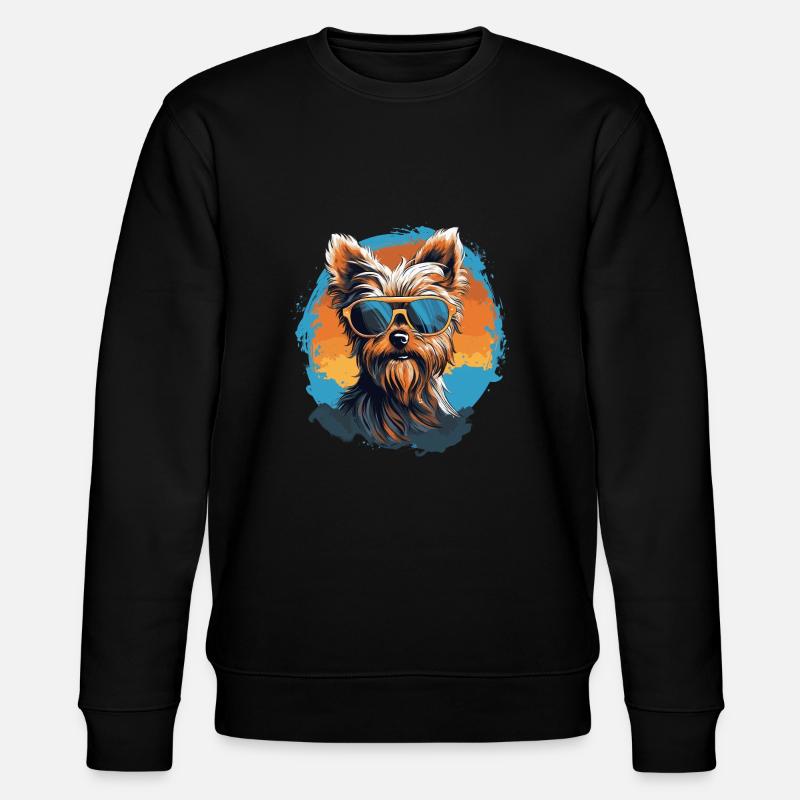 Cool Yorkshire Terrier - Sweat bio CHANGER Stanley/Stella Unisexe - noir