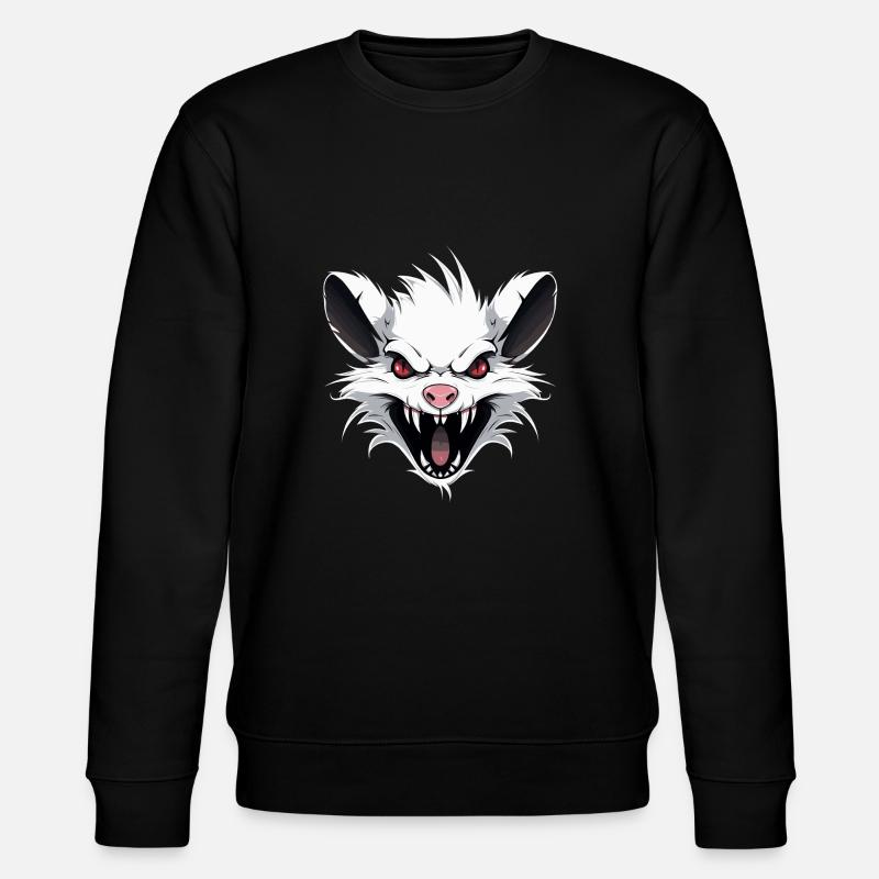 Rat punk blanc - Sweat bio CHANGER Stanley/Stella Unisexe - noir