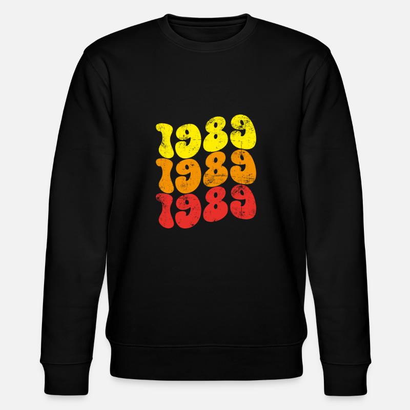 Millésime 1989 - Sweat bio CHANGER Stanley/Stella Unisexe - noir