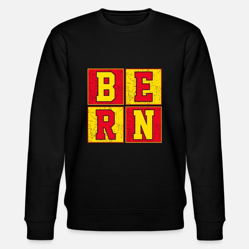 Bern - Stanley/Stella Unisex Bio-Sweatshirt CHANGER  - Schwarz
