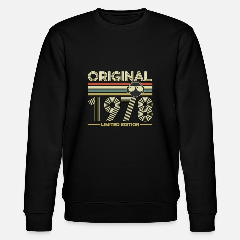 1978 - Stanley/Stella Unisex Bio-Sweatshirt CHANGER  - Schwarz