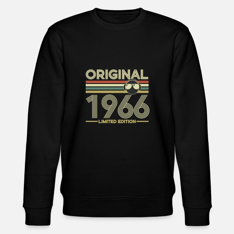 1966 - Stanley/Stella Unisex Bio-Sweatshirt CHANGER - Schwarz