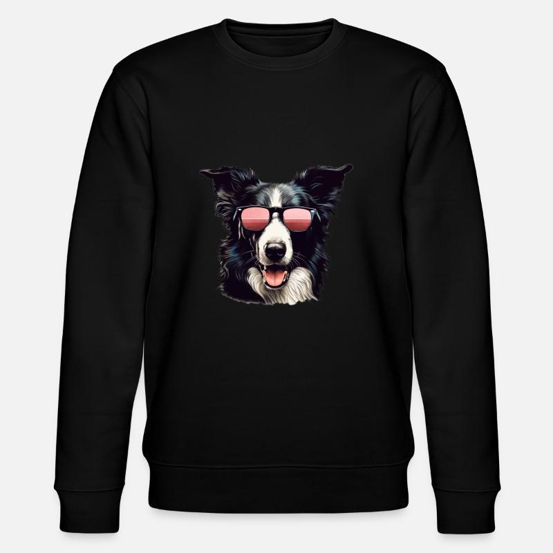 Border Collie Cool - Border Collie - Sweat bio CHANGER Stanley/Stella Unisexe - noir