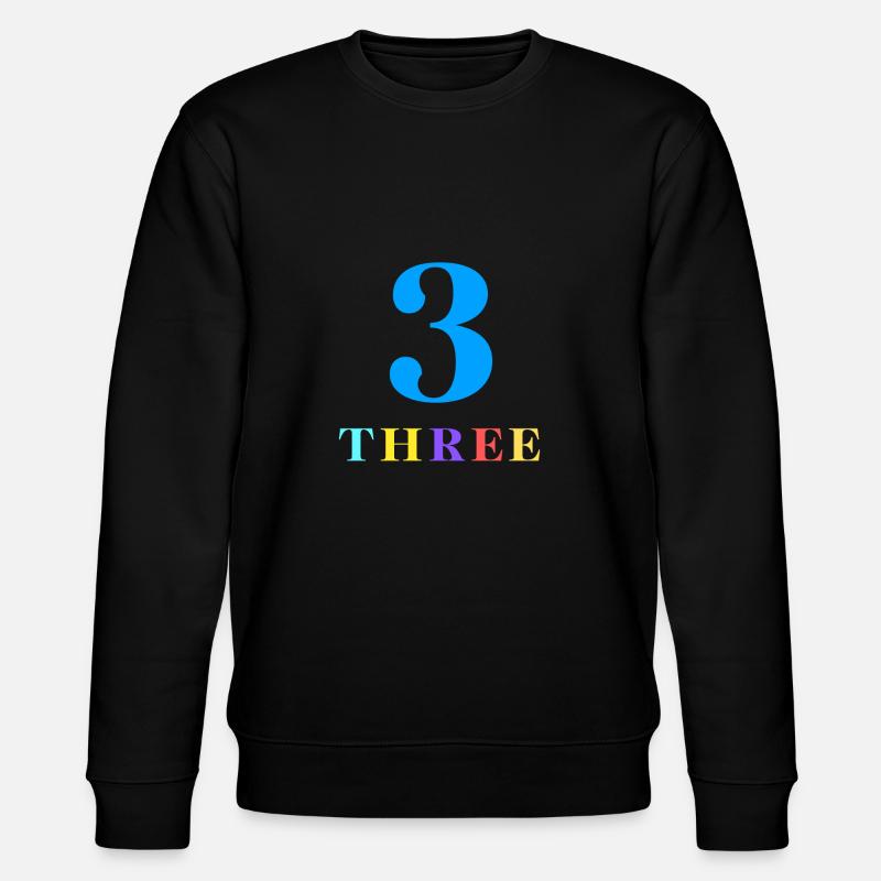 Three-3e anniversaire - Sweat bio CHANGER Stanley/Stella Unisexe - noir