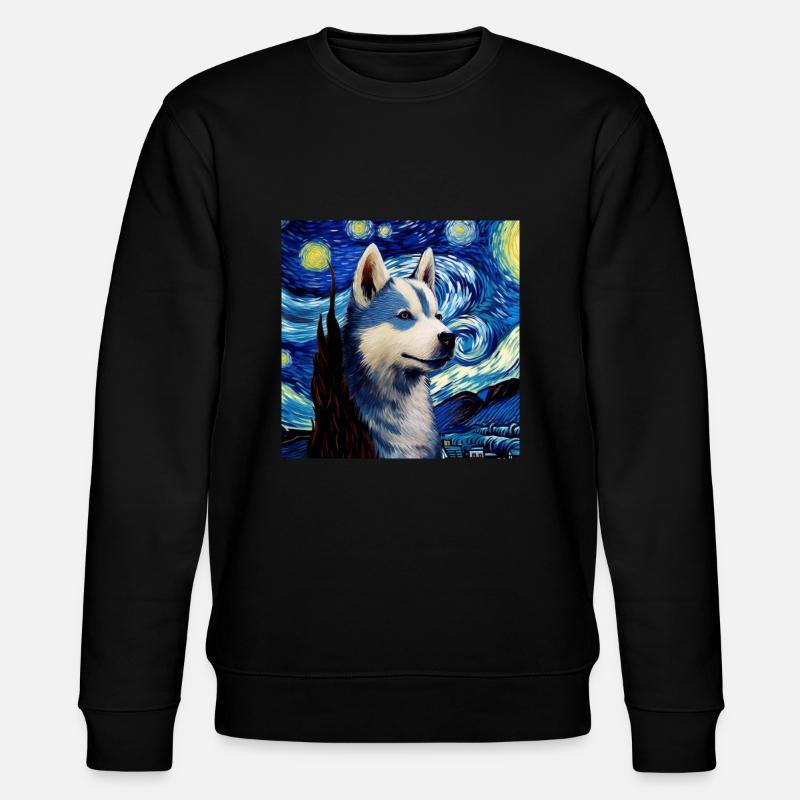 Husky Nuit étoilée - Sweat bio CHANGER Stanley/Stella Unisexe - noir