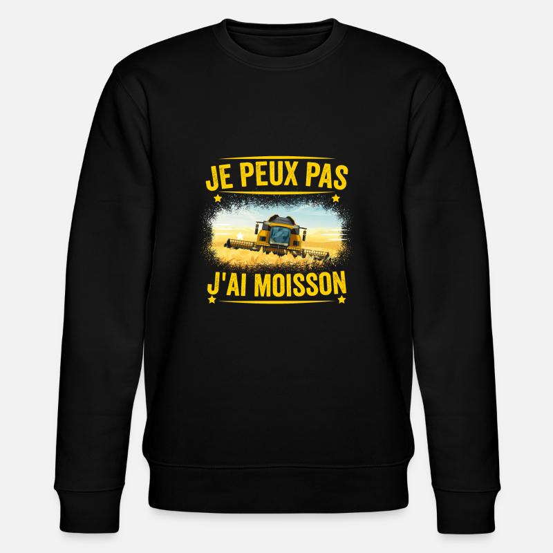 J'peux pas j'ai moisson - Sweat bio CHANGER Stanley/Stella Unisexe - noir