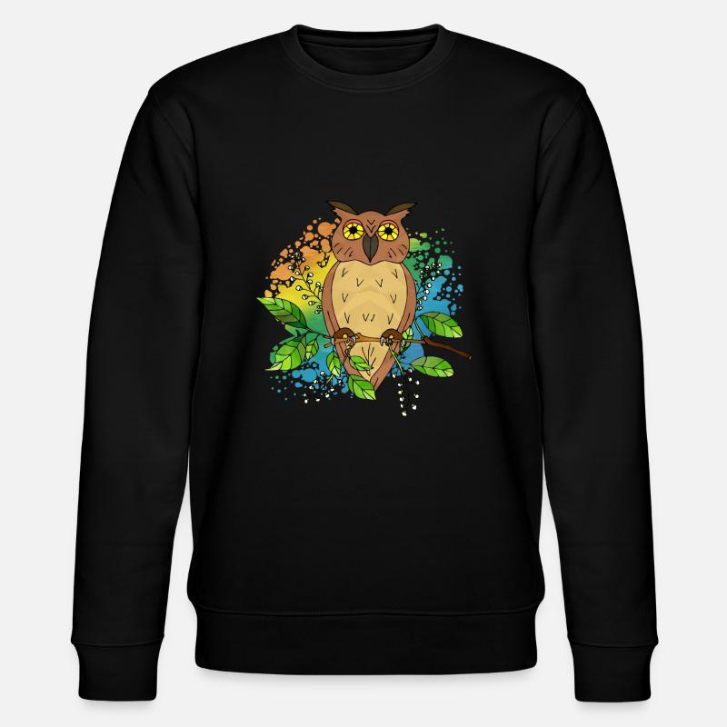 Vogel - Stanley/Stella Unisex Bio-Sweatshirt CHANGER  - Schwarz