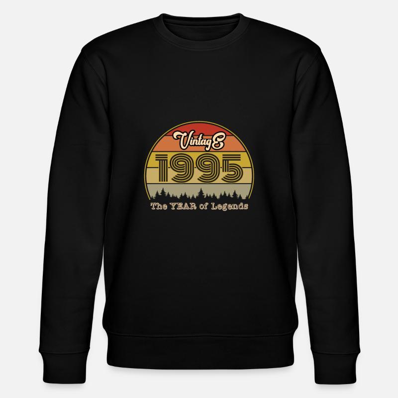 Millésime 1995 - Sweat bio CHANGER Stanley/Stella Unisexe - noir