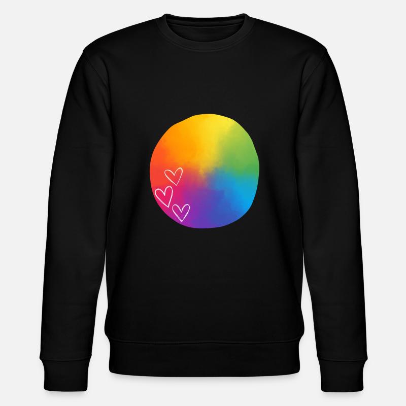 Herzlich erfüllt - Stanley/Stella Unisex Bio-Sweatshirt CHANGER  - Schwarz
