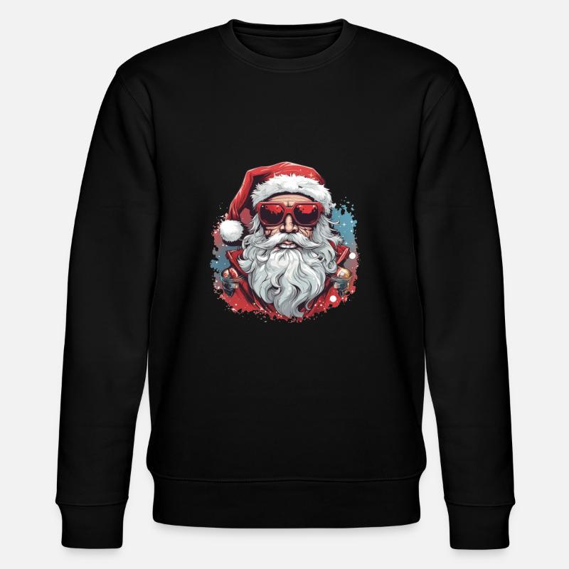 Cool santa - Stanley/Stella Unisex Bio-Sweatshirt CHANGER  - Schwarz