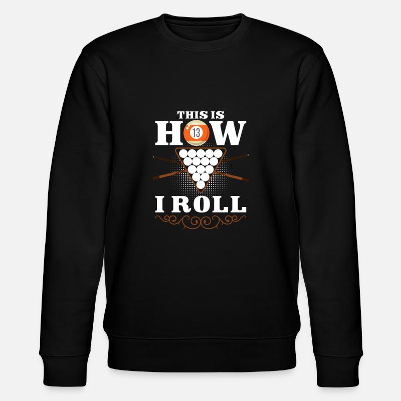 Billard Hobby Hobby 8-Ball - Sweat bio CHANGER Stanley/Stella Unisexe - noir