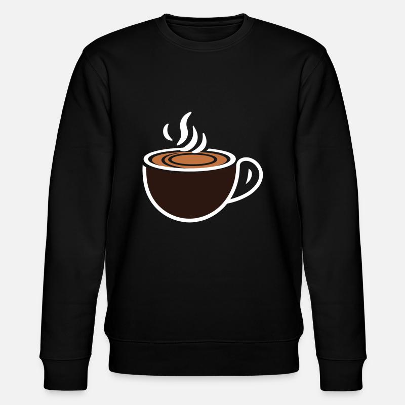 Humour petit chocolat chaud - Sweat bio CHANGER Stanley/Stella Unisexe - noir