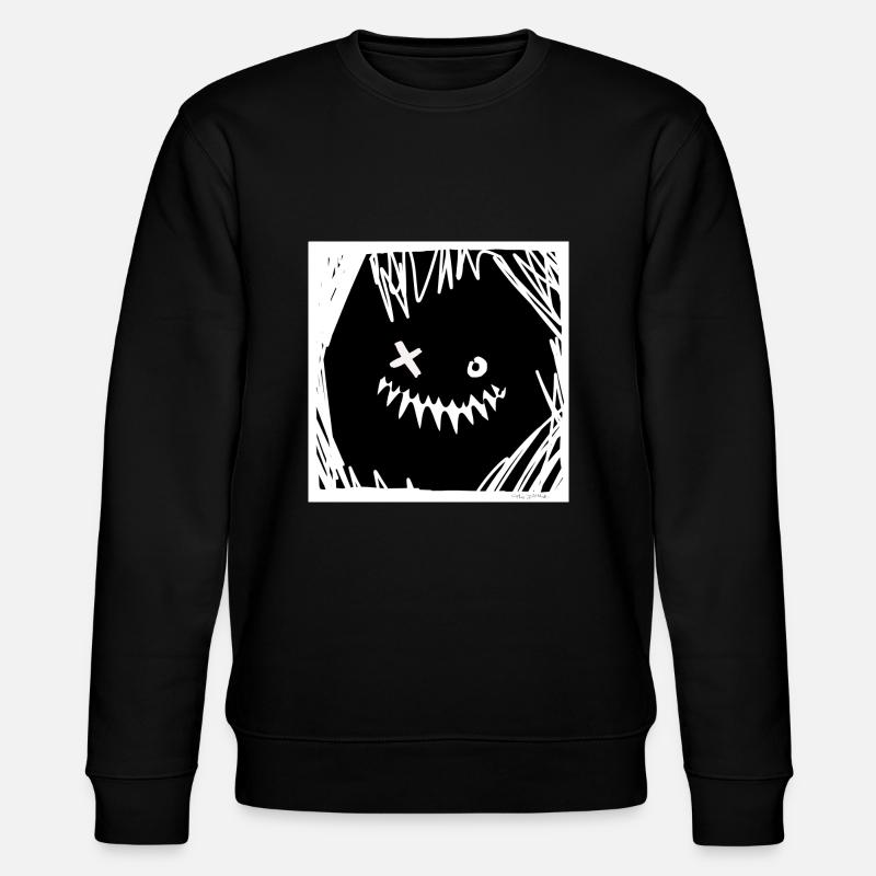 joker clown - Stanley/Stella Unisex Bio-Sweatshirt CHANGER  - Schwarz