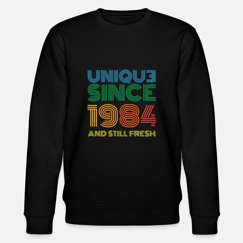 Millésime 1984 - Sweat bio CHANGER Stanley/Stella Unisexe - noir