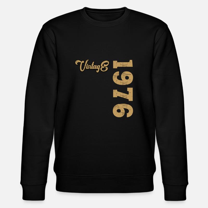 Millésime 1976 - Sweat bio CHANGER Stanley/Stella Unisexe - noir